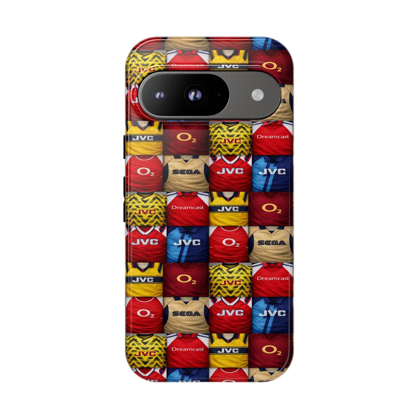 Retro Arsenal Football Shirt Mosaic Tough Phone Case