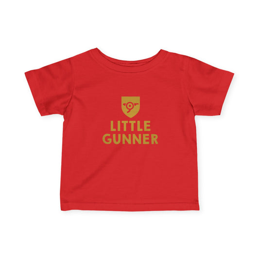 Infant Tee — Little Gunner Gold Crest Baby Shirt