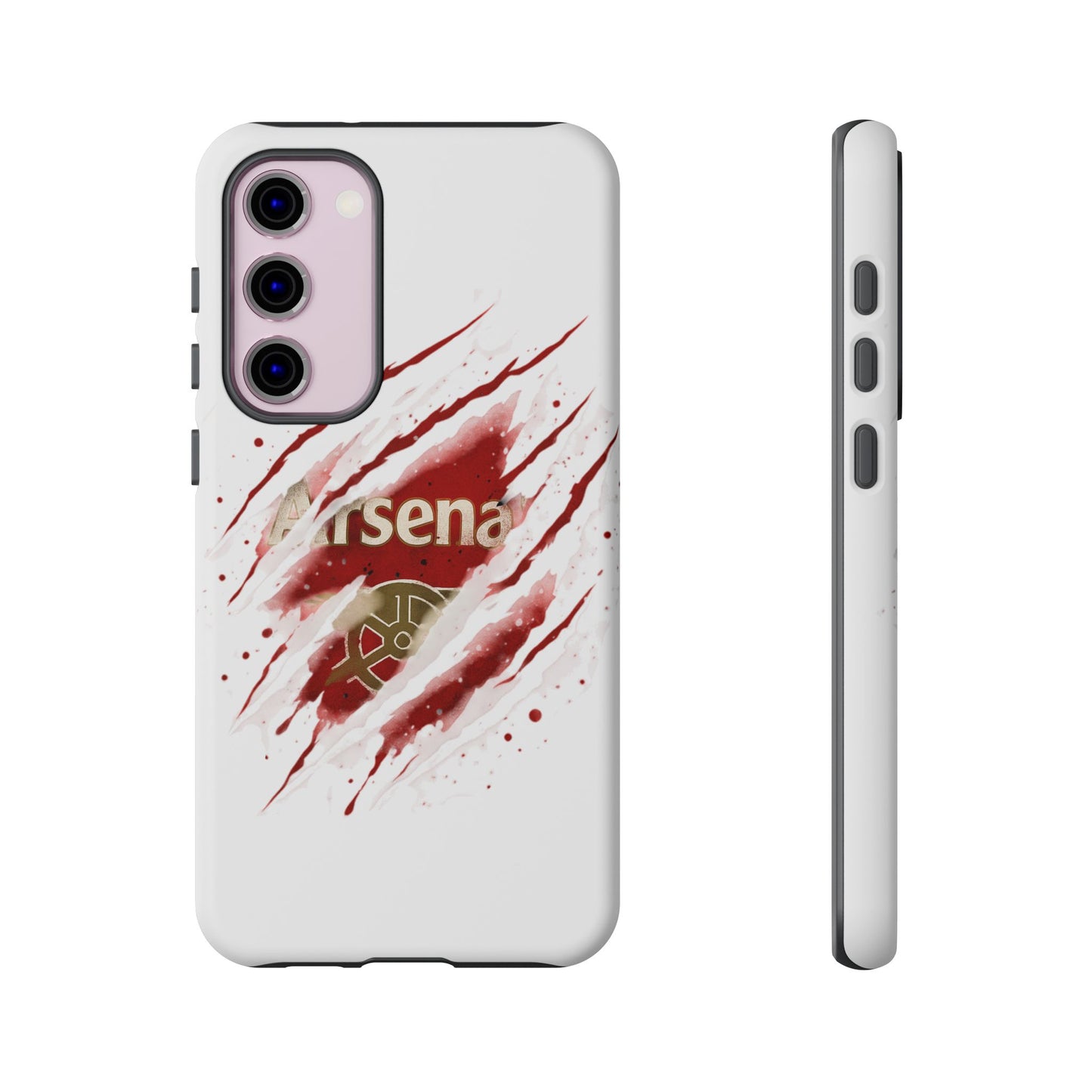 Arsenal Inspired Ripped Claw Phone Case — Football Fan Protective Cover