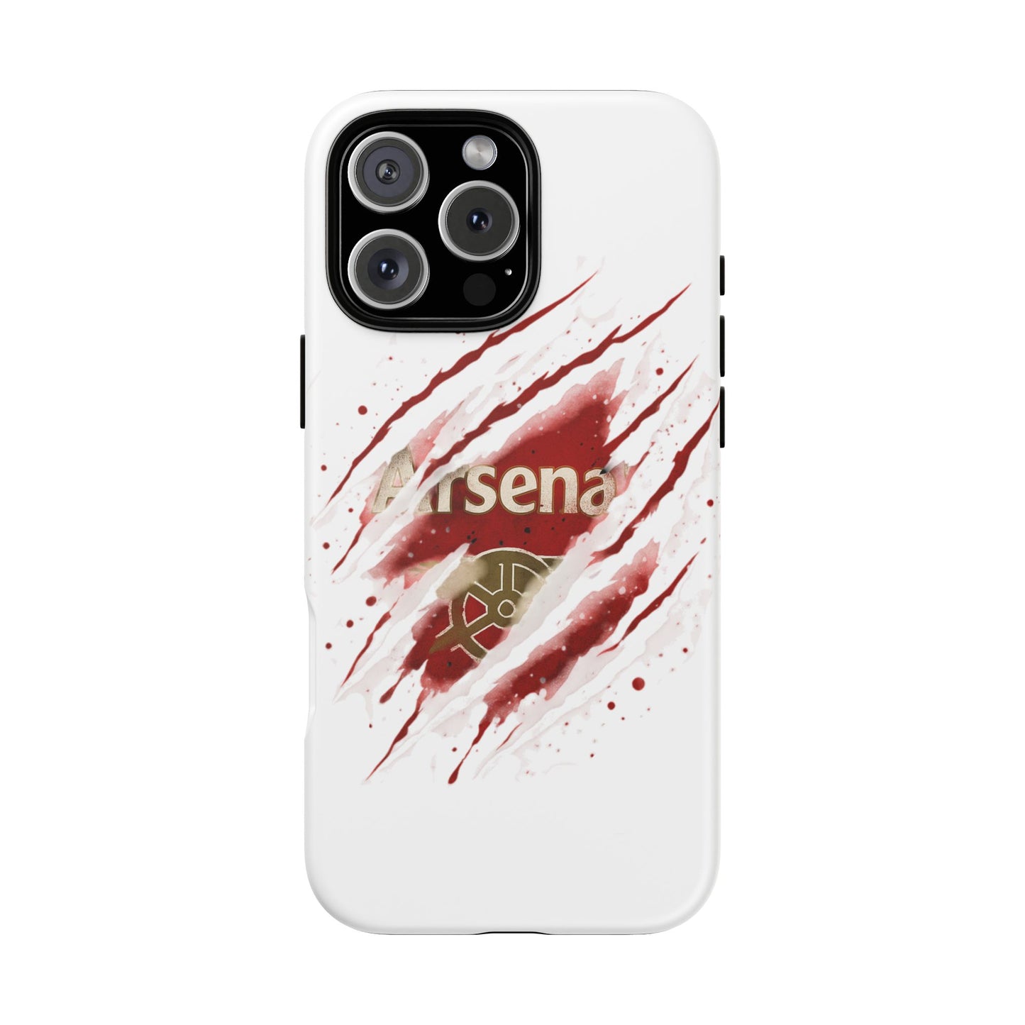 Arsenal Inspired Ripped Claw Phone Case — Football Fan Protective Cover