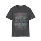 North London Typography T-Shirt — Pastel Lyrics Tee