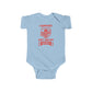 Arsenal Baby Bodysuit — “I Support Daddy’s Team” Infant Football Onesie