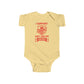 Arsenal Baby Bodysuit — “I Support Daddy’s Team” Infant Football Onesie