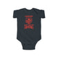Arsenal Baby Bodysuit — “I Support Daddy’s Team” Infant Football Onesie