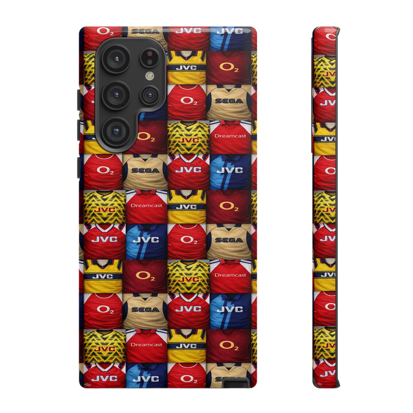 Retro Arsenal Football Shirt Mosaic Tough Phone Case