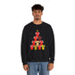 Football Jersey Christmas Tree Sweatshirt — Retro Kit Holiday Crewneck