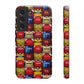 Retro Arsenal Football Shirt Mosaic Tough Phone Case