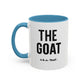 The GOAT Dad Accent Coffee Mug — 11/15oz Black-Handle Gift