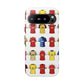 Arsenal Football Jersey Pattern Phone Case – Vintage Kit Collage Tough Cases