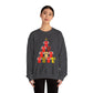 Football Jersey Christmas Tree Sweatshirt — Retro Kit Holiday Crewneck