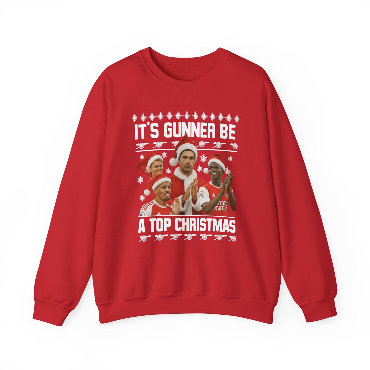 Christmas Sweatshirt — "It's Gunner Be a Top Christmas" Holiday Crewneck