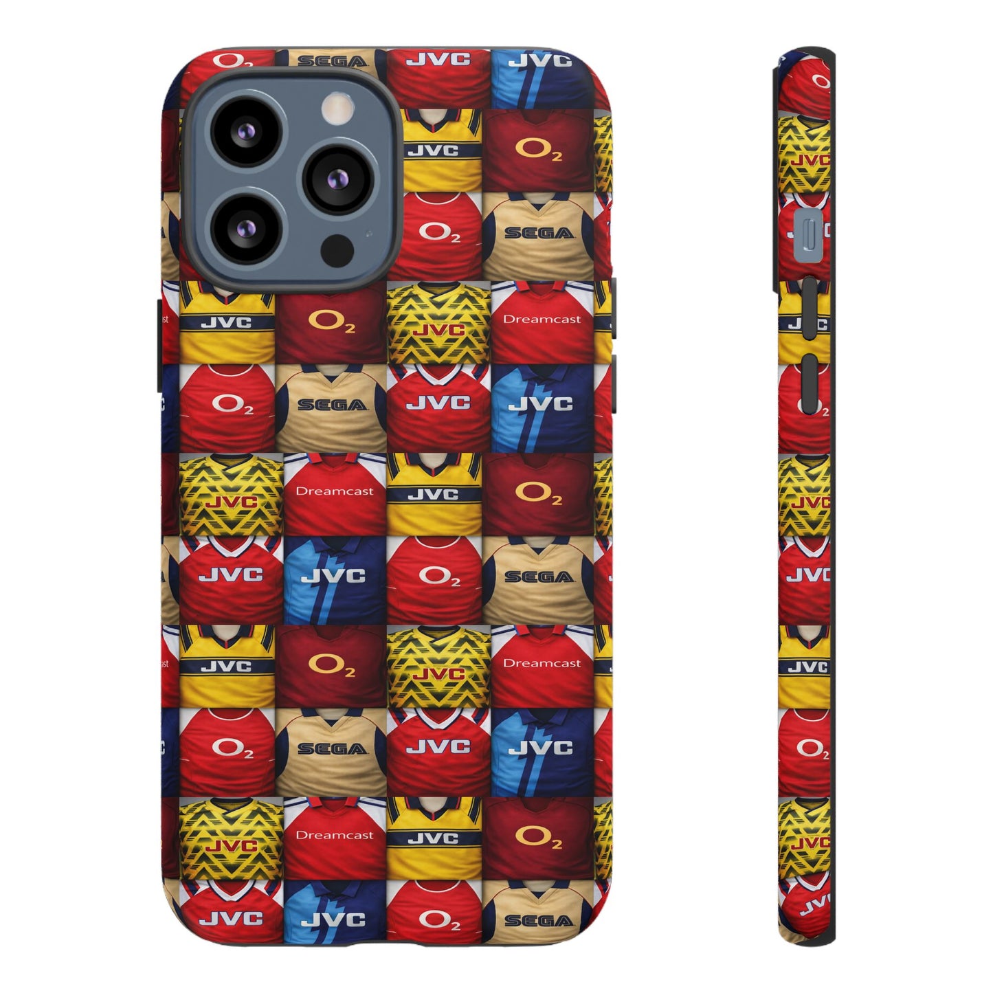 Retro Arsenal Football Shirt Mosaic Tough Phone Case