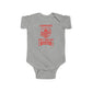 Arsenal Baby Bodysuit — “I Support Daddy’s Team” Infant Football Onesie
