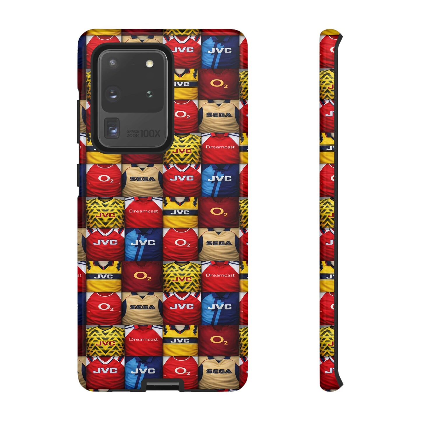 Retro Arsenal Football Shirt Mosaic Tough Phone Case