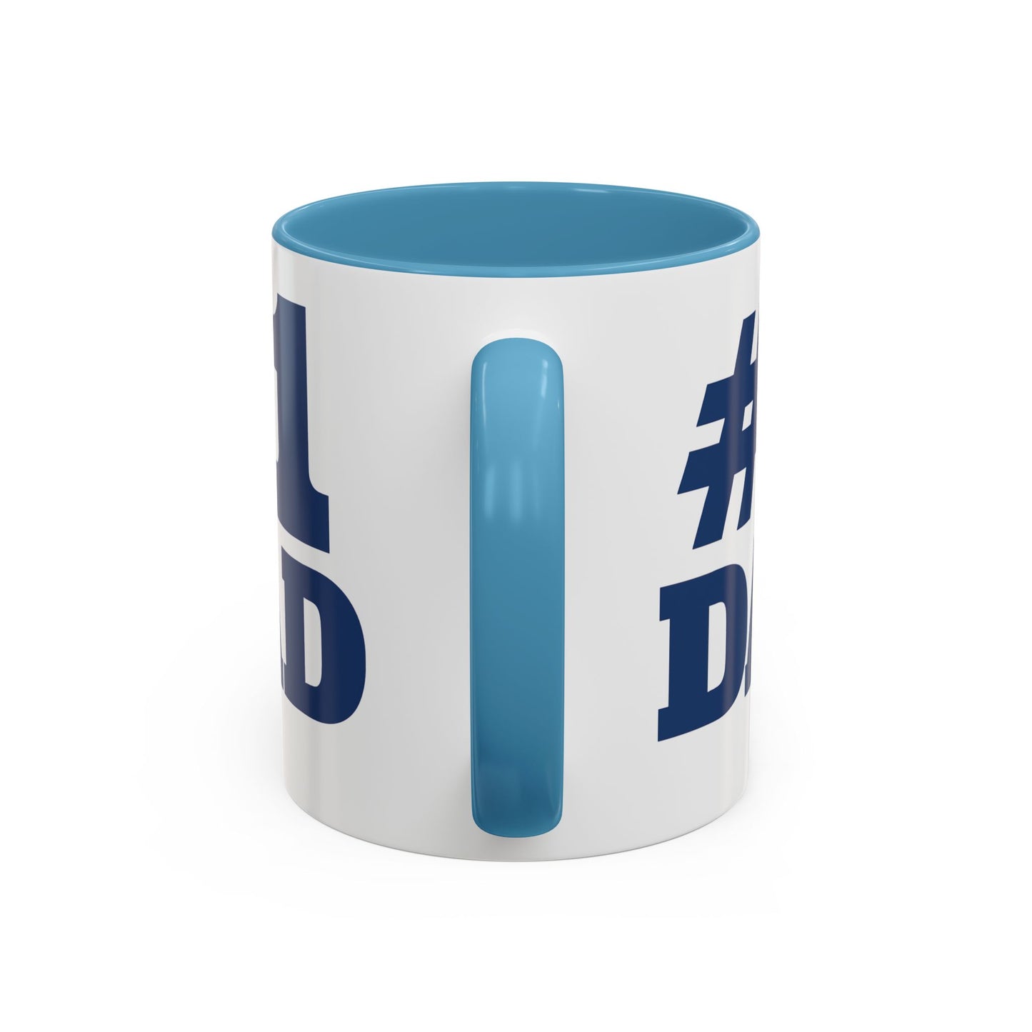 #1 Dad Accent Coffee Mug — Father's Day Gift 11/15oz