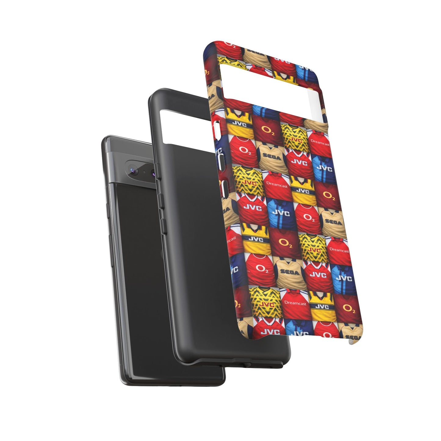 Retro Arsenal Football Shirt Mosaic Tough Phone Case