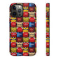Retro Arsenal Football Shirt Mosaic Tough Phone Case