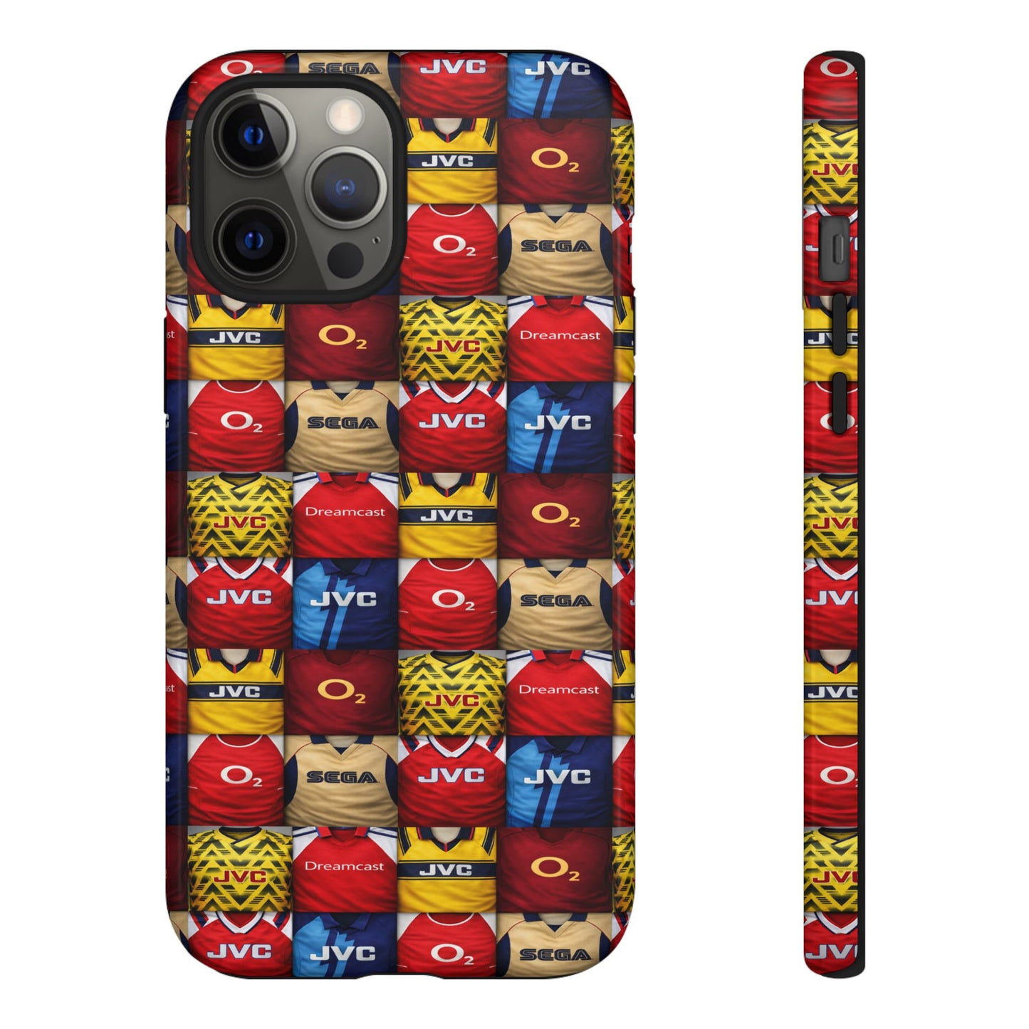 Retro Arsenal Football Shirt Mosaic Tough Phone Case