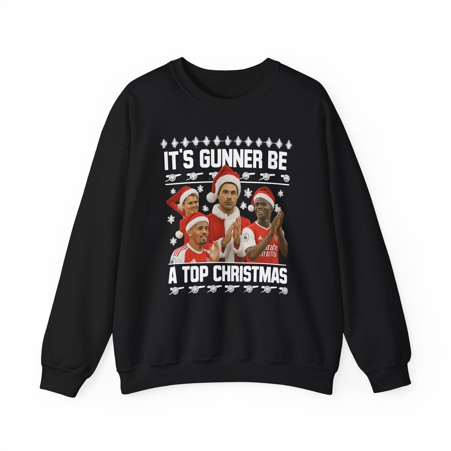 Christmas Sweatshirt — "It's Gunner Be a Top Christmas" Holiday Crewneck