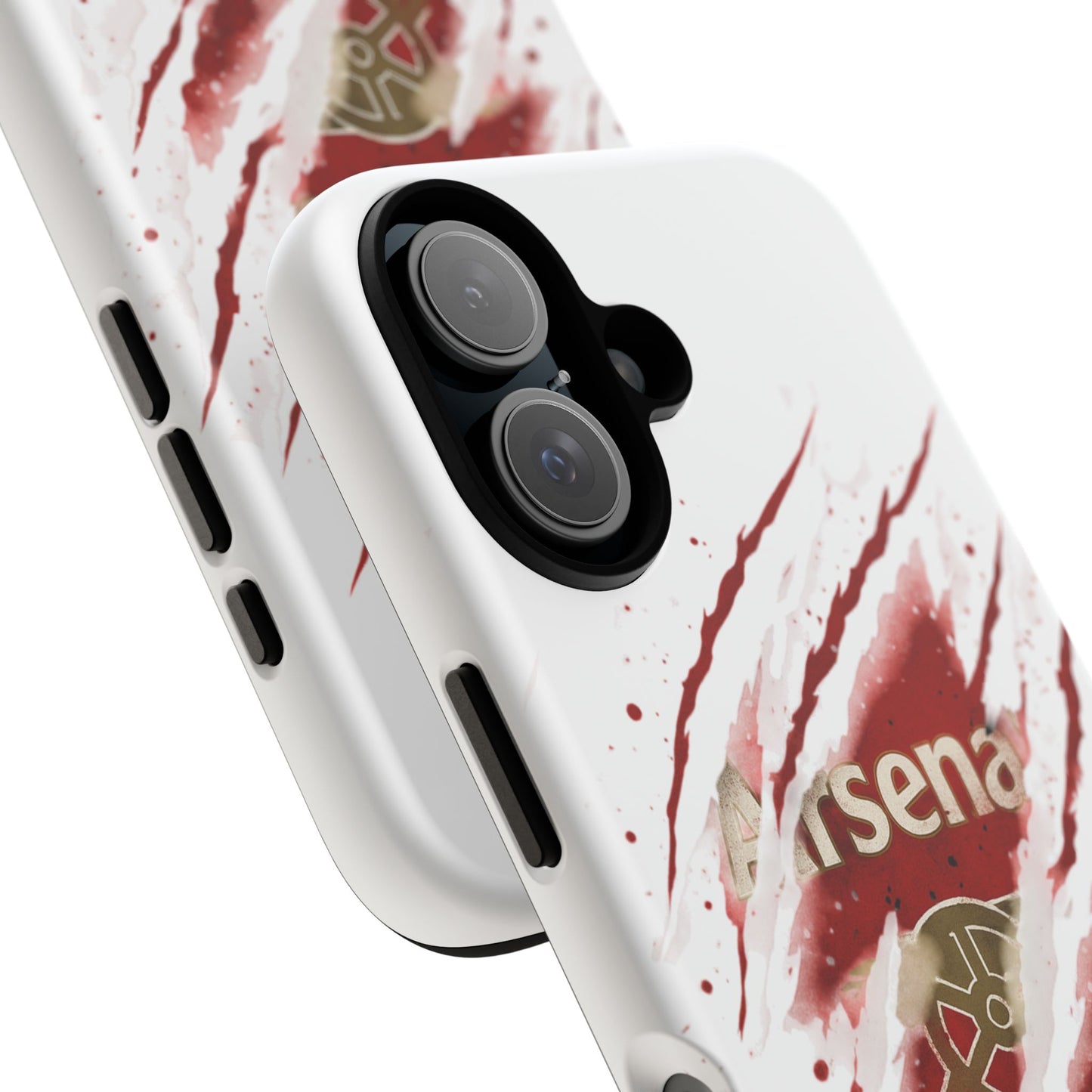 Arsenal Inspired Ripped Claw Phone Case — Football Fan Protective Cover