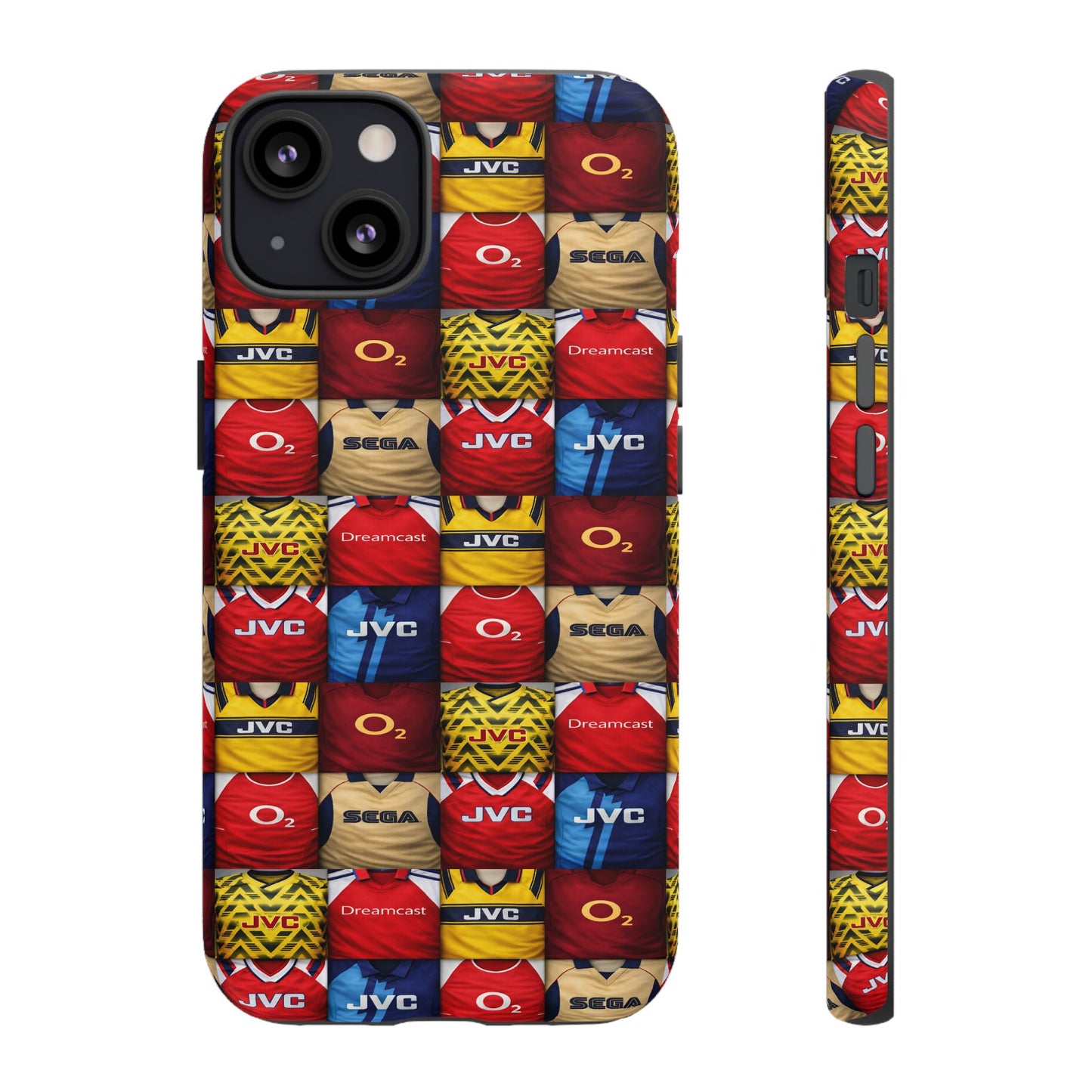 Retro Arsenal Football Shirt Mosaic Tough Phone Case