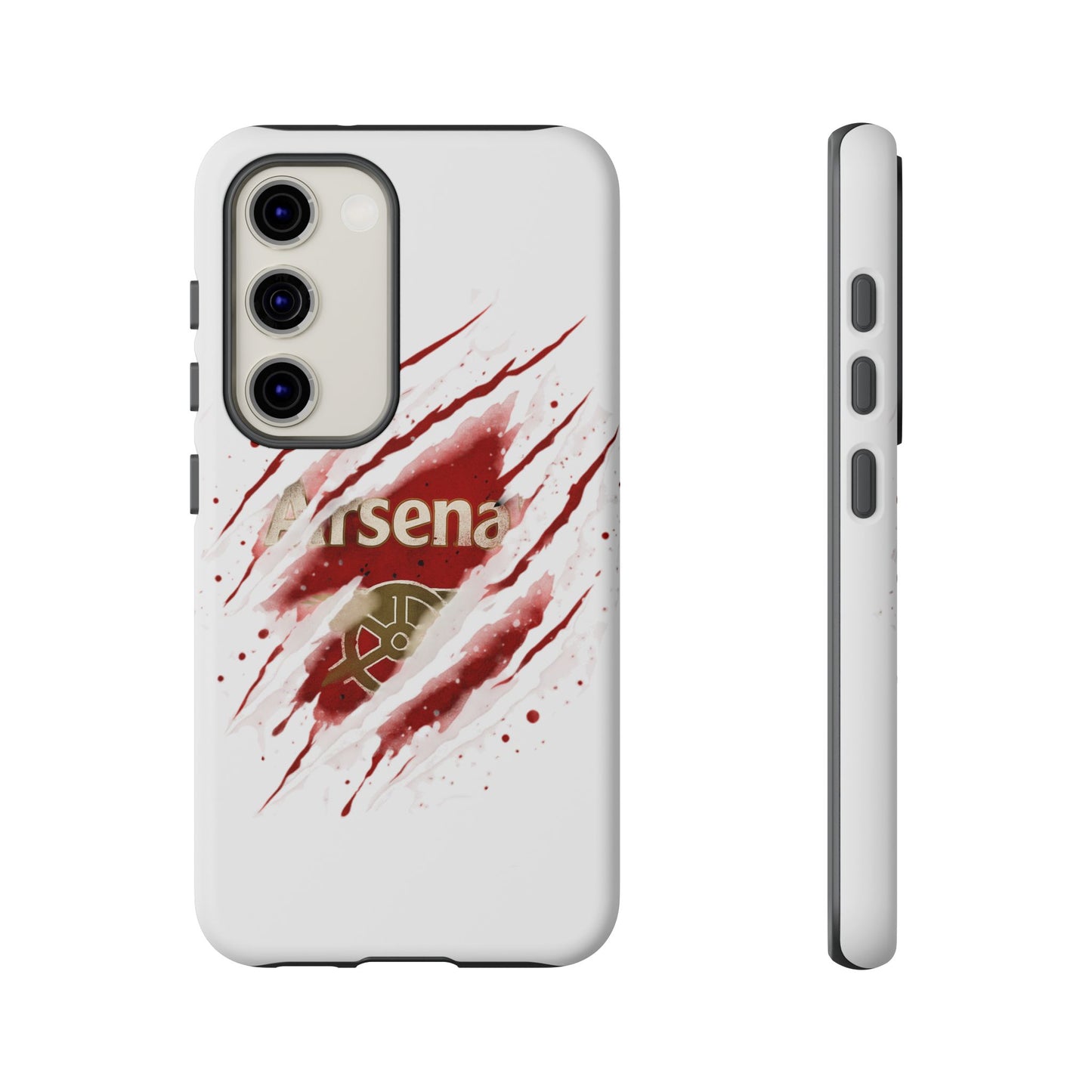 Arsenal Inspired Ripped Claw Phone Case — Football Fan Protective Cover