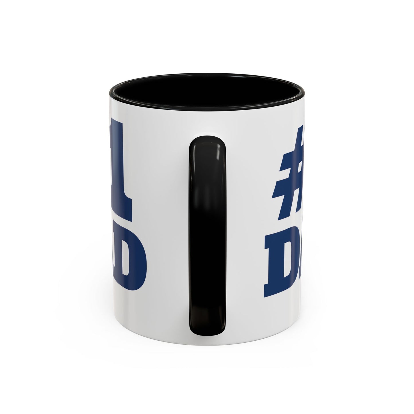 #1 Dad Accent Coffee Mug — Father's Day Gift 11/15oz