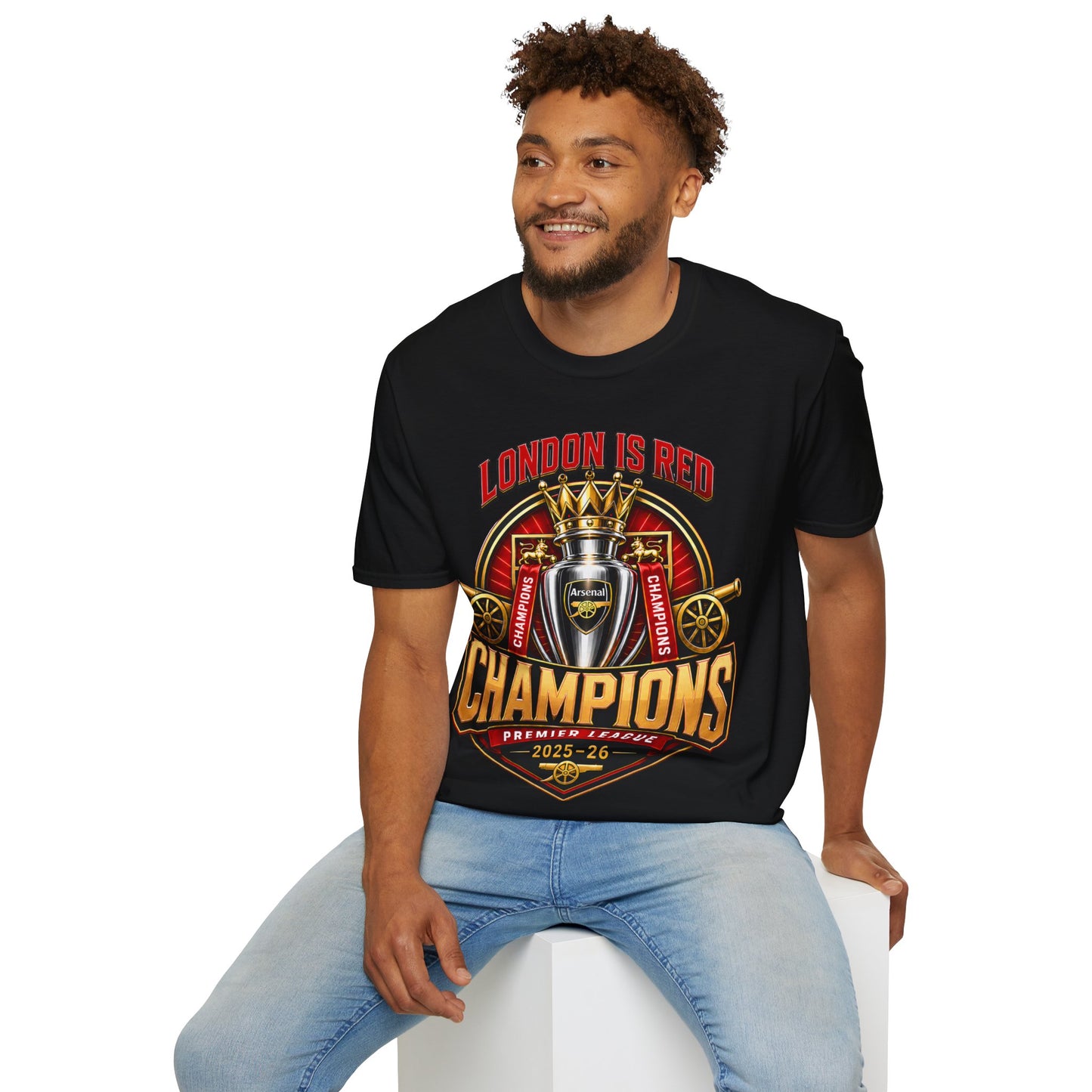 Champions Premier League T-Shirt — "London Is Red" 2025-26 Soccer Tee