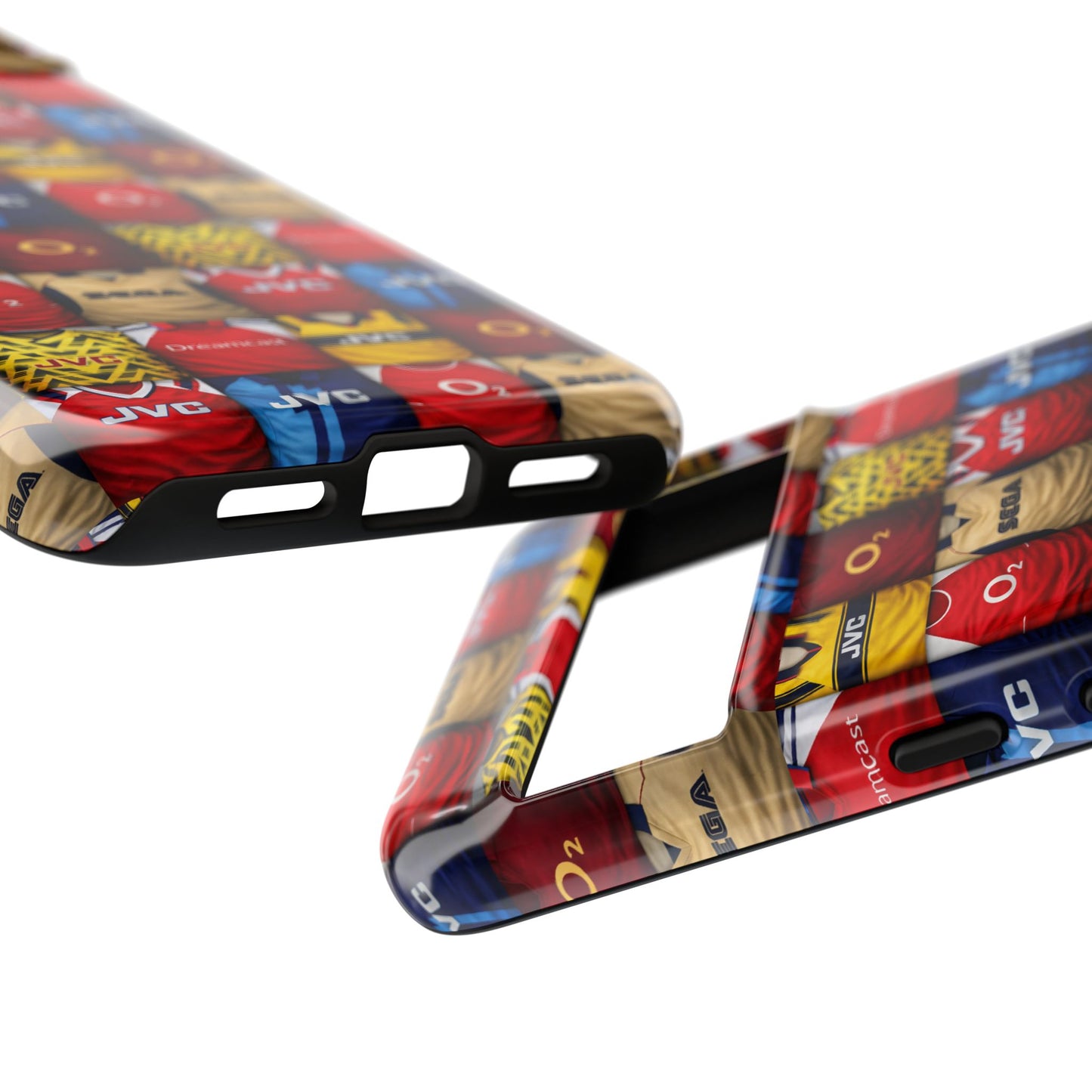 Retro Arsenal Football Shirt Mosaic Tough Phone Case