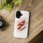 Arsenal Inspired Ripped Claw Phone Case — Football Fan Protective Cover