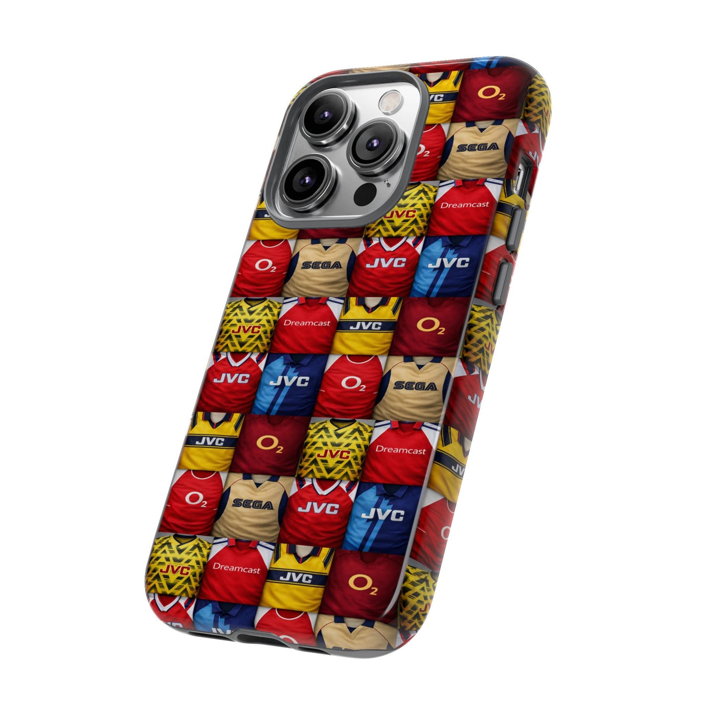 Retro Arsenal Football Shirt Mosaic Tough Phone Case