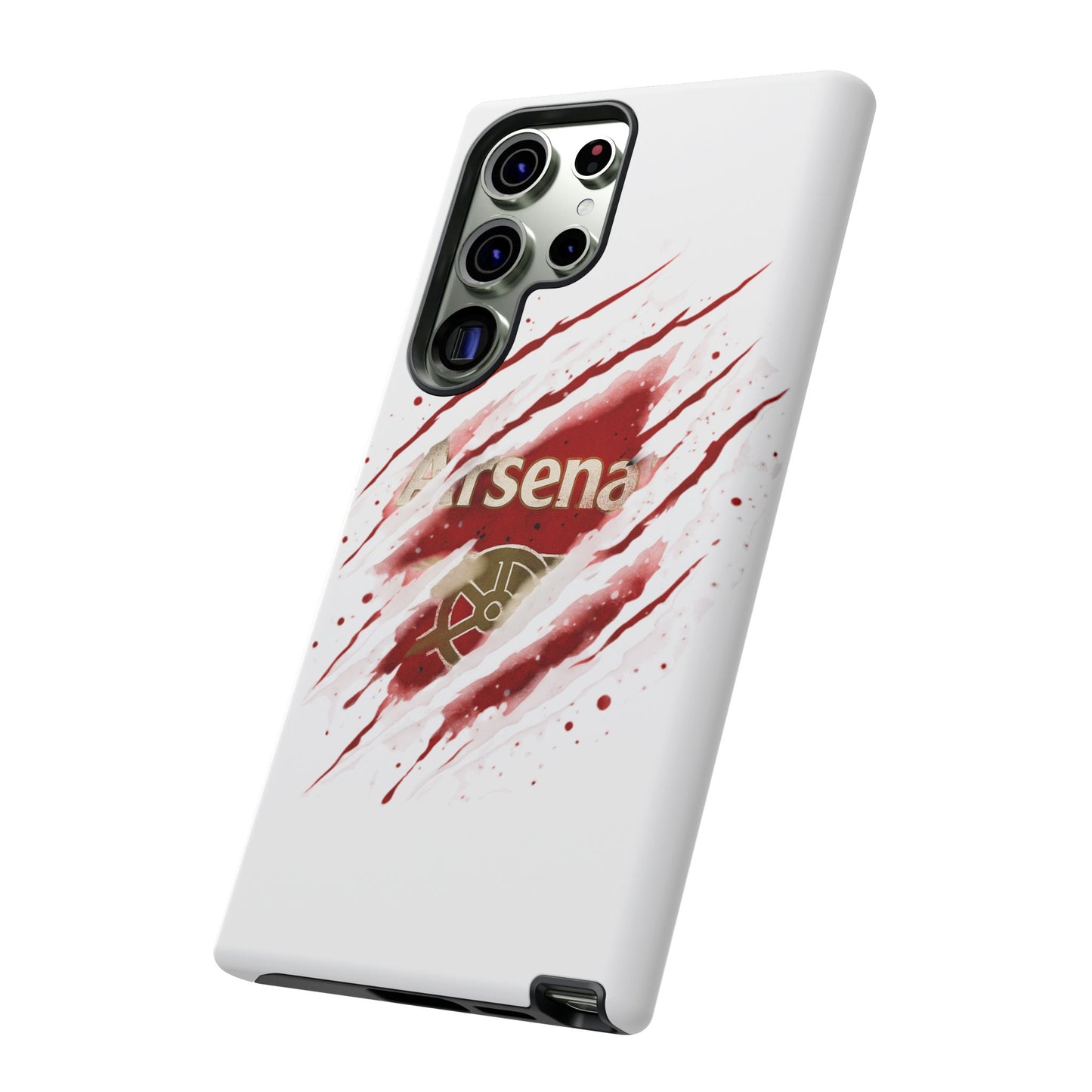 Arsenal Inspired Ripped Claw Phone Case — Football Fan Protective Cover