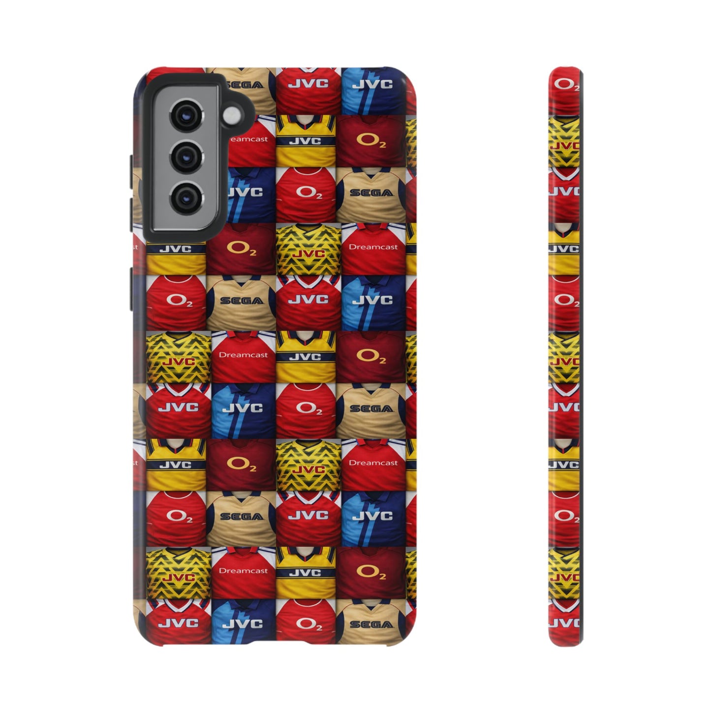 Retro Arsenal Football Shirt Mosaic Tough Phone Case