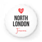 Arsenal Fan Bottle Opener — North London Forever Heart Design