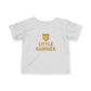Infant Tee — Little Gunner Gold Crest Baby Shirt