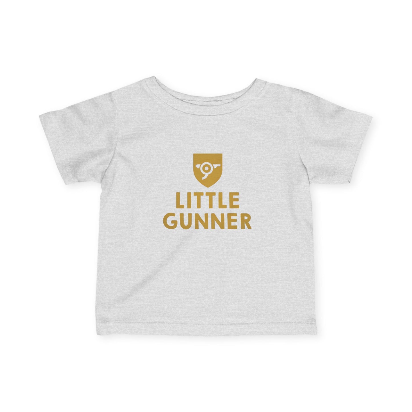 Infant Tee — Little Gunner Gold Crest Baby Shirt