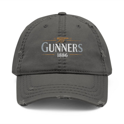 Embroidered "Gunners 1886" Distressed Dad Hat