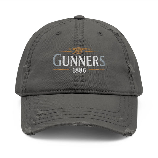 Embroidered "Gunners 1886" Distressed Dad Hat