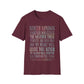 North London Typography T-Shirt — Pastel Lyrics Tee