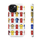 Arsenal Football Jersey Pattern Phone Case – Vintage Kit Collage Tough Cases