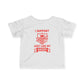Infant Tee — “I Support Arsenal Just Like Daddy’s” Baby Football Fan Shirt