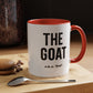 The GOAT Dad Accent Coffee Mug — 11/15oz Black-Handle Gift