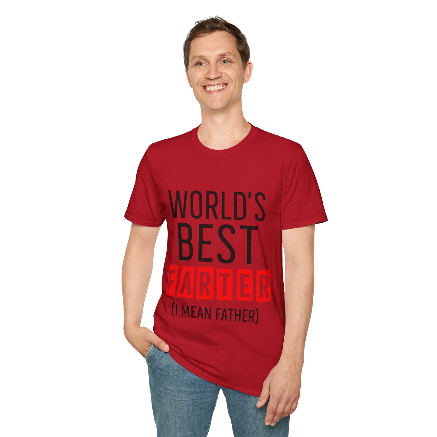 World's Best Farter (I Mean Father) T-Shirt — Funny Father's Day Gift