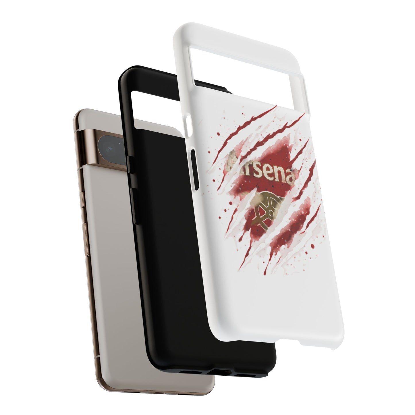 Arsenal Inspired Ripped Claw Phone Case — Football Fan Protective Cover