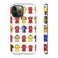 Arsenal Football Jersey Pattern Phone Case – Vintage Kit Collage Tough Cases
