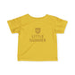 Infant Tee — Little Gunner Gold Crest Baby Shirt
