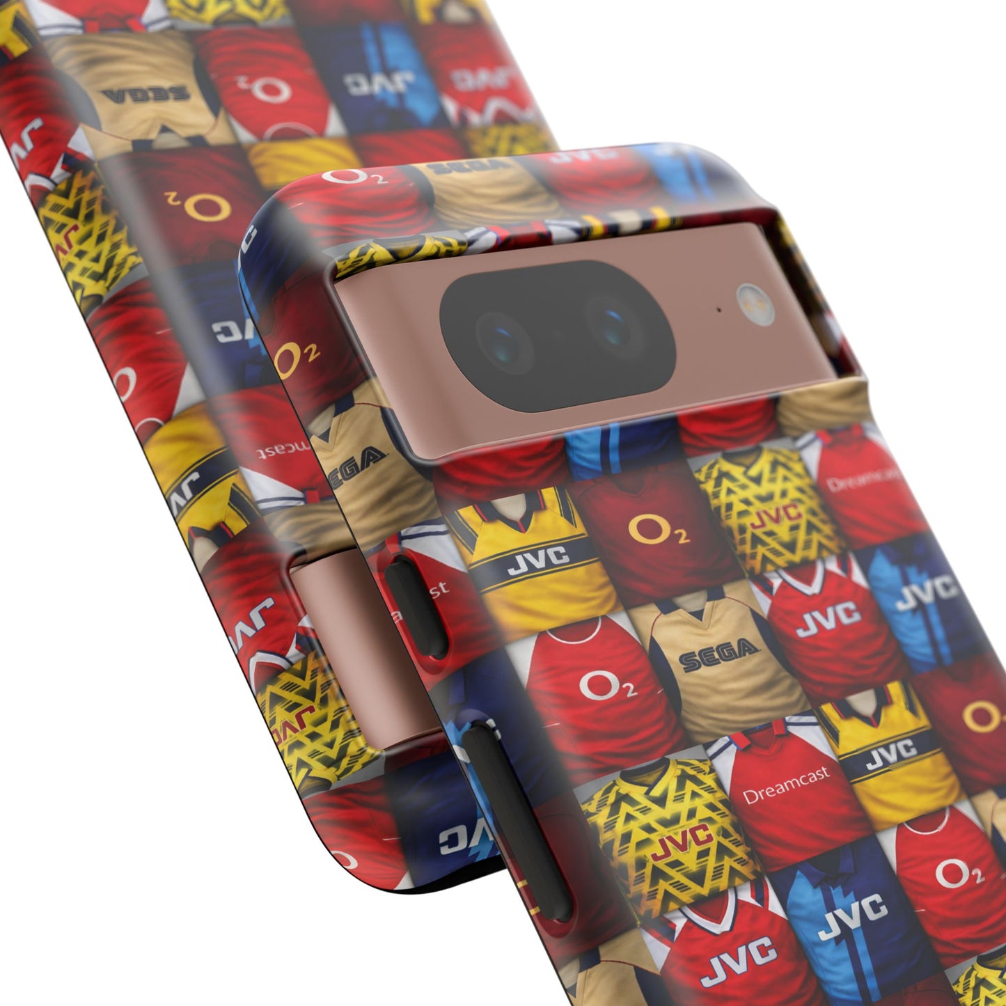 Retro Arsenal Football Shirt Mosaic Tough Phone Case