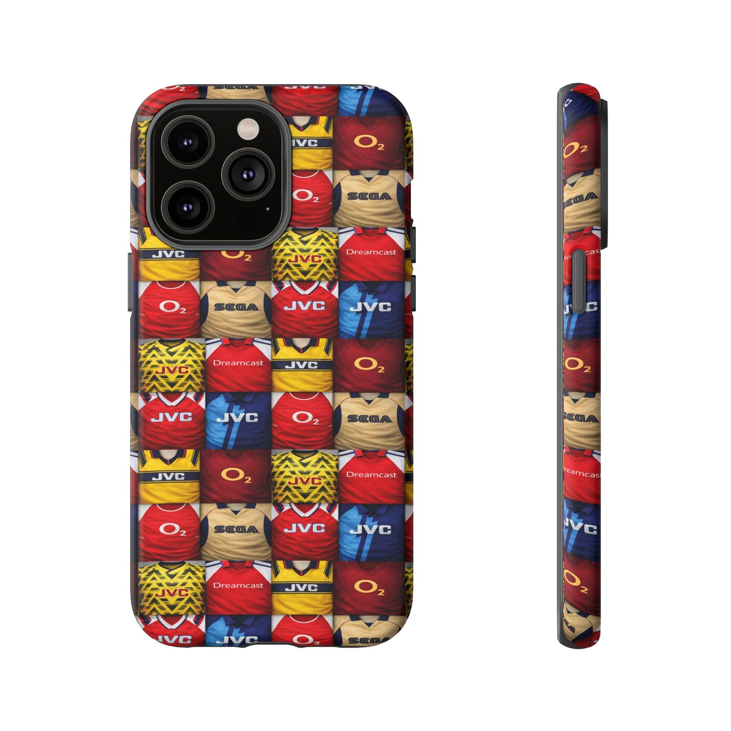 Retro Arsenal Football Shirt Mosaic Tough Phone Case