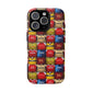 Retro Arsenal Football Shirt Mosaic Tough Phone Case