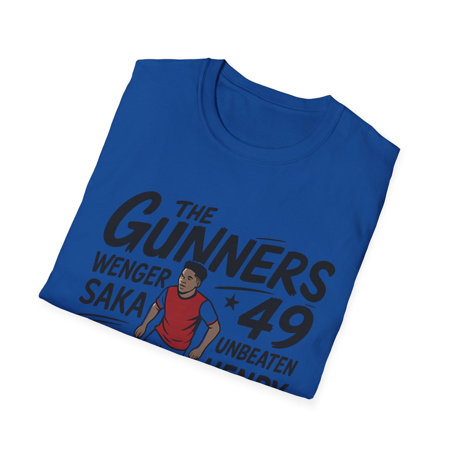The Gunners Arsenal T-Shirt — Arsenal Legends Shirt (Wenger, Henry, Bergkamp, Saka)